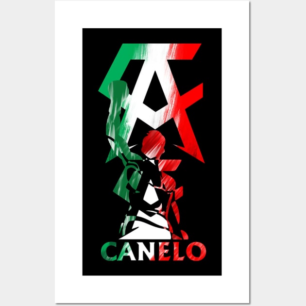 the winner of canelo alvarez Wall Art by Brown777